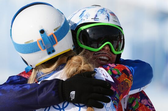 2014 Winter Olympics. Snowboarding. Women. Snowboard cross