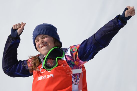 2014 Winter Olympics. Snowboarding. Women. Snowboard cross