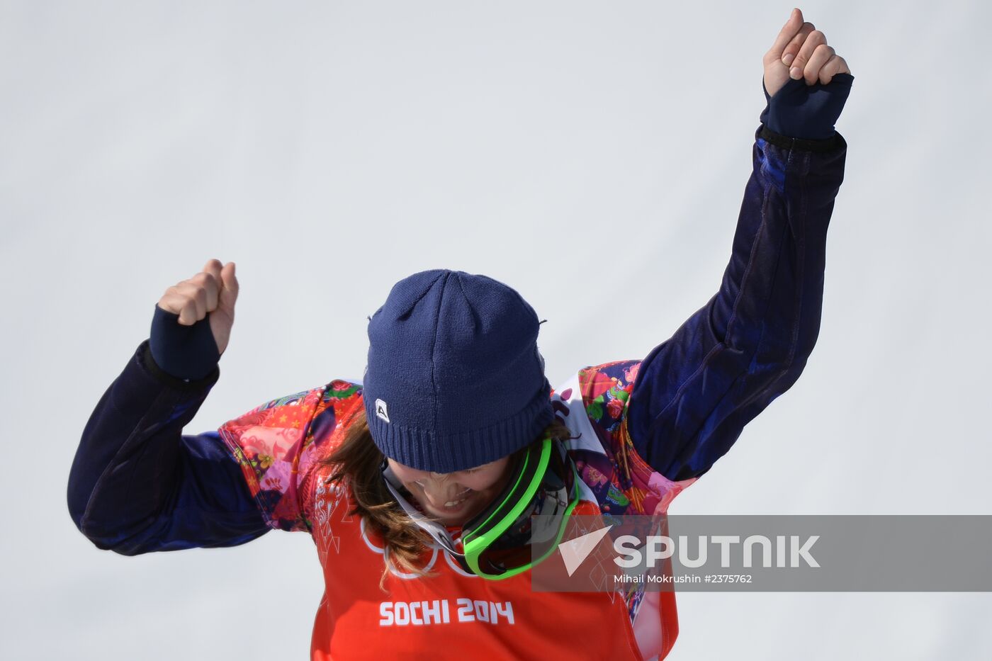 2014 Winter Olympics. Snowboarding. Women. Snowboard cross