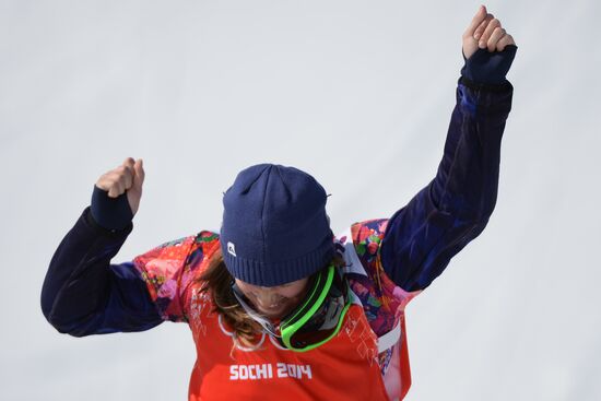 2014 Winter Olympics. Snowboarding. Women. Snowboard cross
