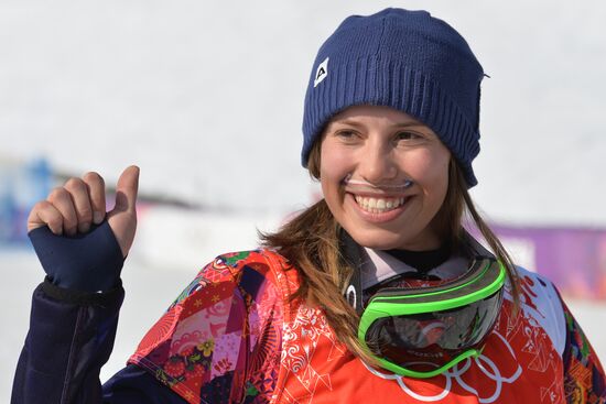 2014 Winter Olympics. Snowboarding. Women. Snowboard cross
