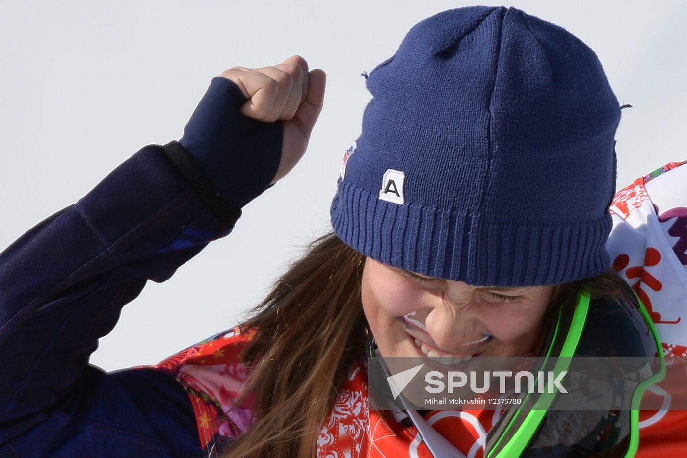 2014 Winter Olympics. Snowboarding. Women. Snowboard cross