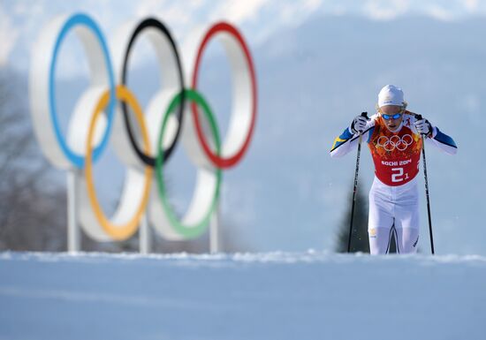 2014 Winter Olympics. Cross-country skiing. Men. Relay