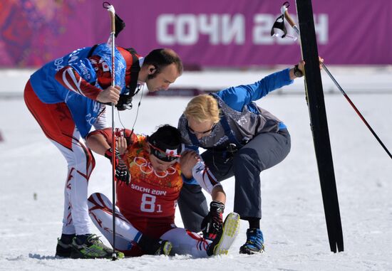 2014 Winter Olympics. Cross-country skiing. Men. Relay