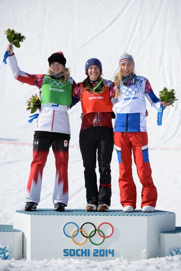 2014 Winter Olympics. Snowboarding. Women. Snowboard cross