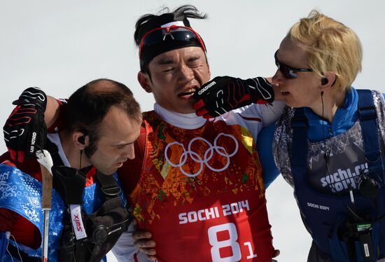 2014 Winter Olympics. Cross-country skiing. Men. Relay