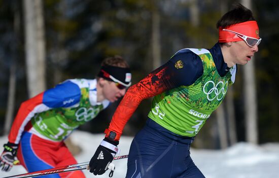 2014 Winter Olympics. Cross-country skiing. Men. Relay
