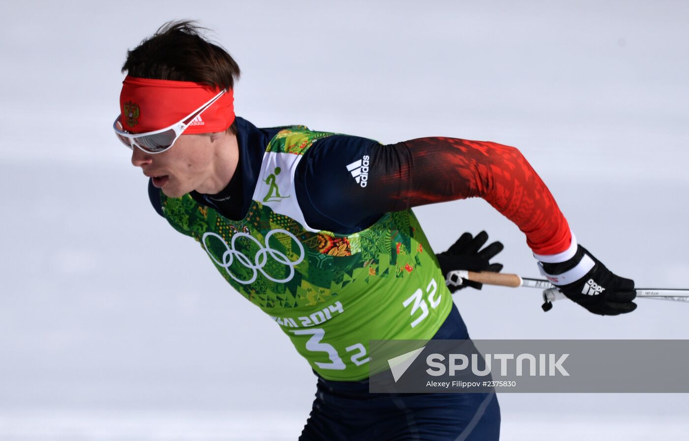 2014 Winter Olympics. Cross-country skiing. Men. Relay