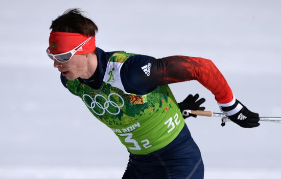 2014 Winter Olympics. Cross-country skiing. Men. Relay