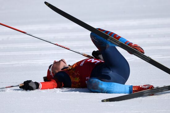 2014 Winter Olympics. Cross-country skiing. Men. Relay
