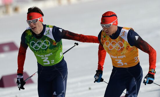 2014 Winter Olympics. Cross-country skiing. Men. Relay