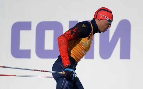 2014 Winter Olympics. Cross-country skiing. Men. Relay