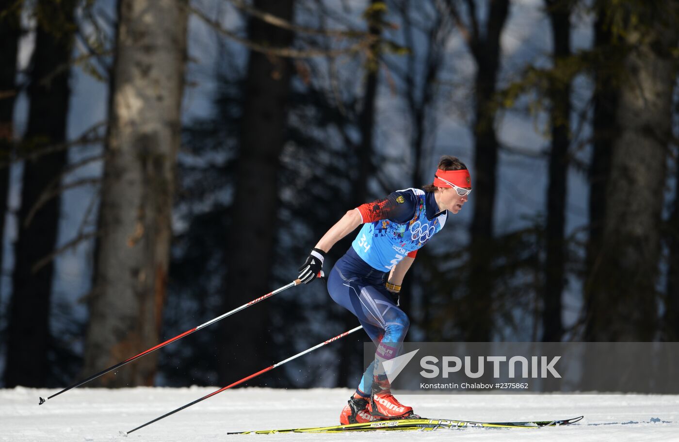 2014 Winter Olympics. Cross-country skiing. Men. Relay