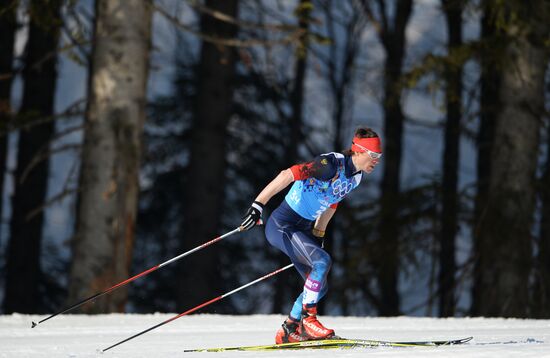 2014 Winter Olympics. Cross-country skiing. Men. Relay