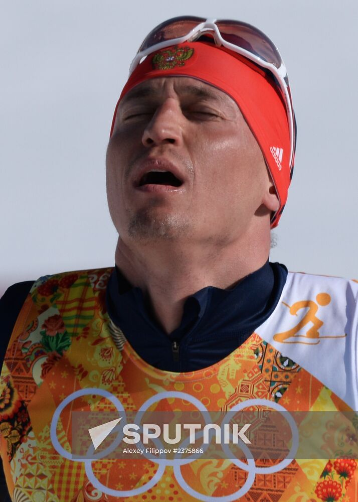 2014 Winter Olympics. Cross-country skiing. Men. Relay