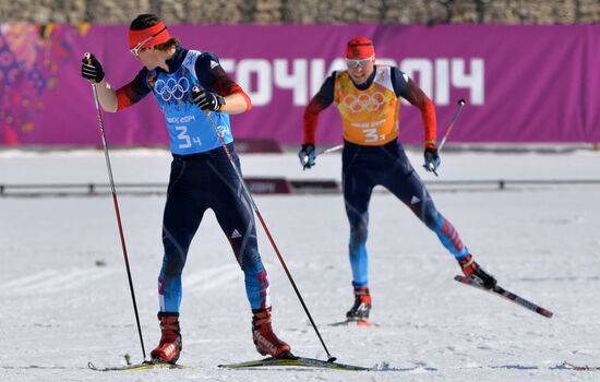2014 Winter Olympics. Cross-country skiing. Men. Relay