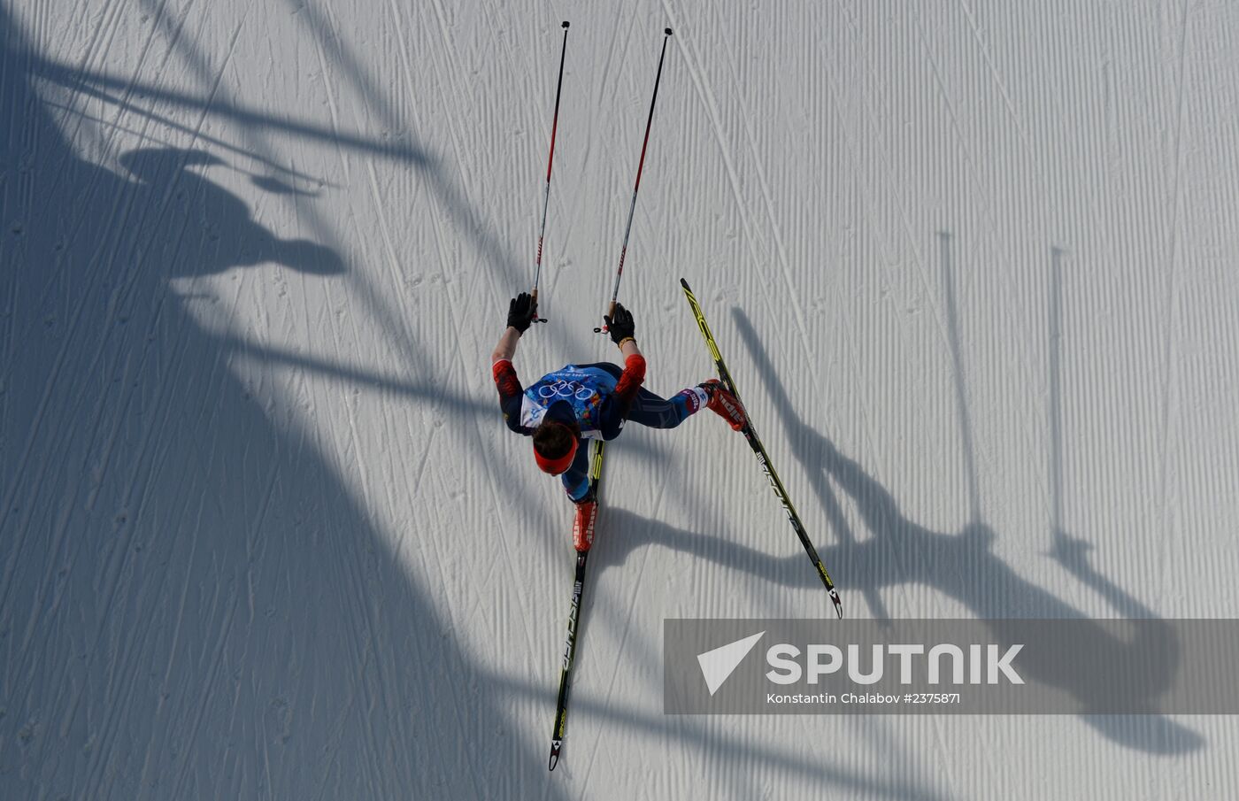 2014 Winter Olympics. Cross-country skiing. Men. Relay