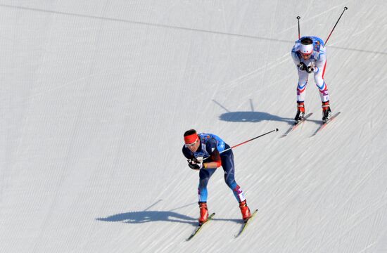 2014 Winter Olympics. Cross-country skiing. Men. Relay
