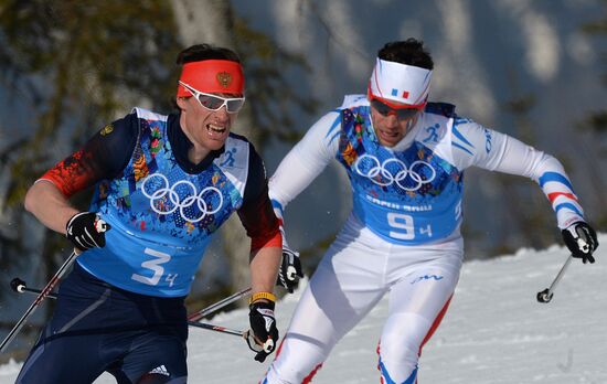 2014 Winter Olympics. Cross-country skiing. Men. Relay