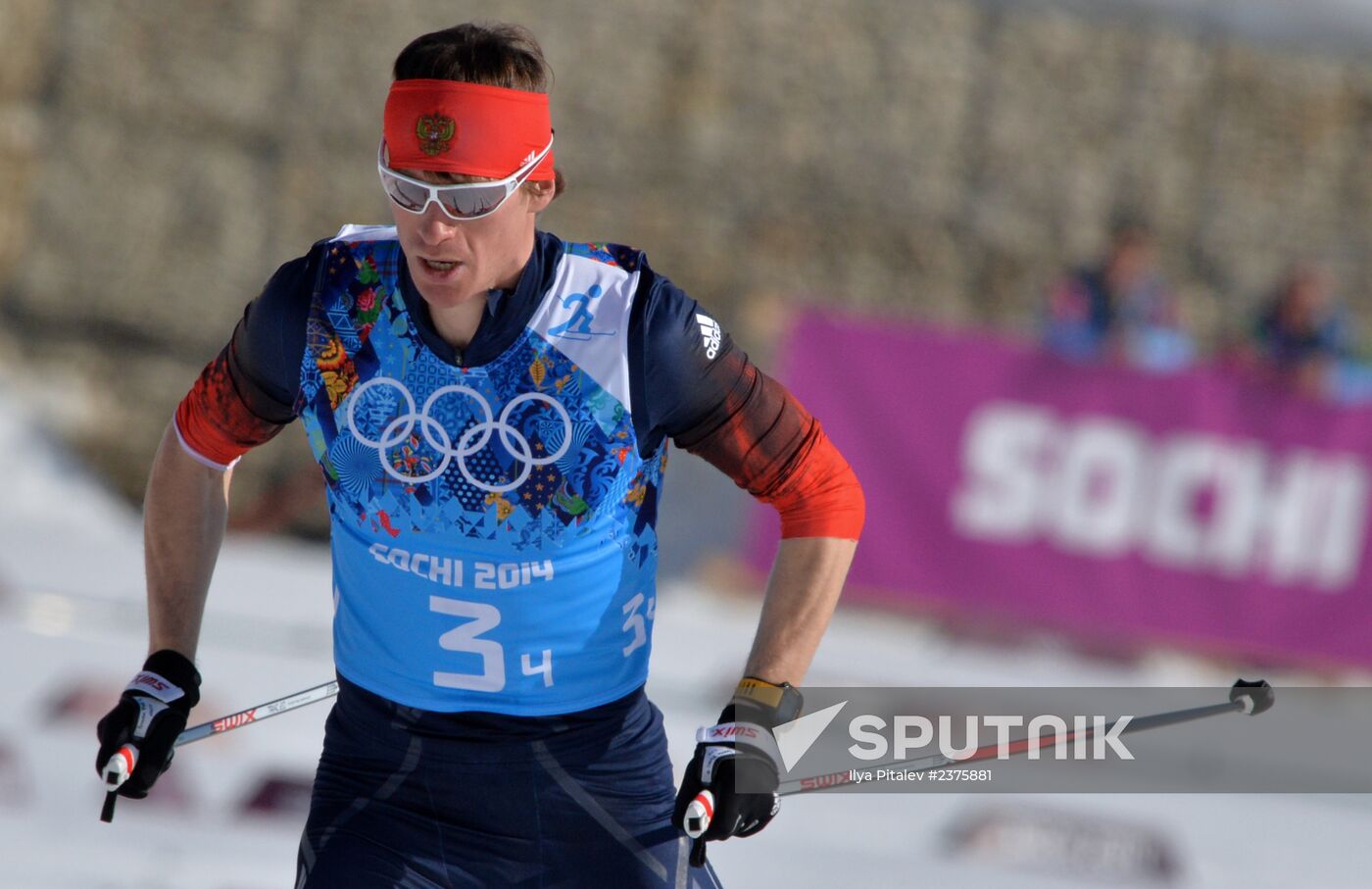 2014 Winter Olympics. Cross-country skiing. Men. Relay
