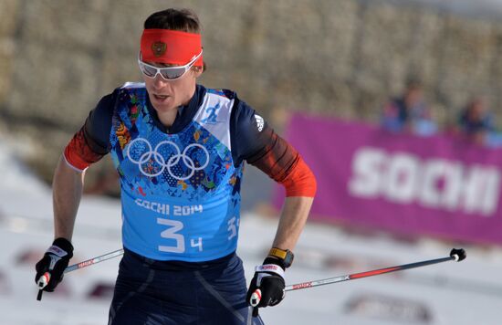 2014 Winter Olympics. Cross-country skiing. Men. Relay