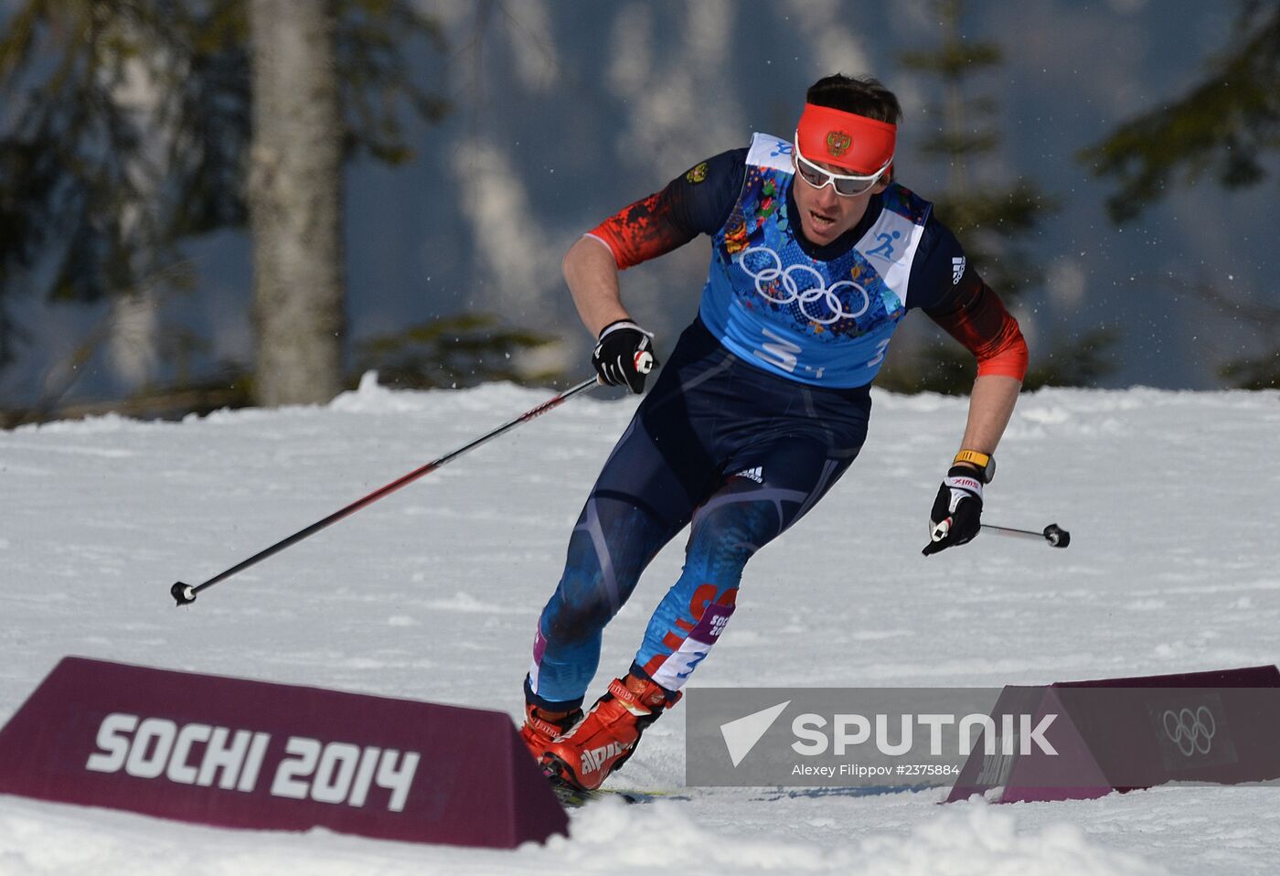 2014 Winter Olympics. Cross-country skiing. Men. Relay
