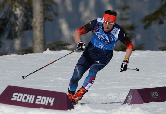 2014 Winter Olympics. Cross-country skiing. Men. Relay