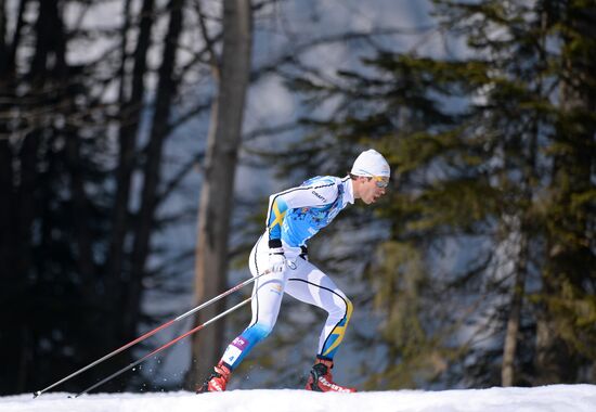 2014 Winter Olympics. Cross-country skiing. Men. Relay