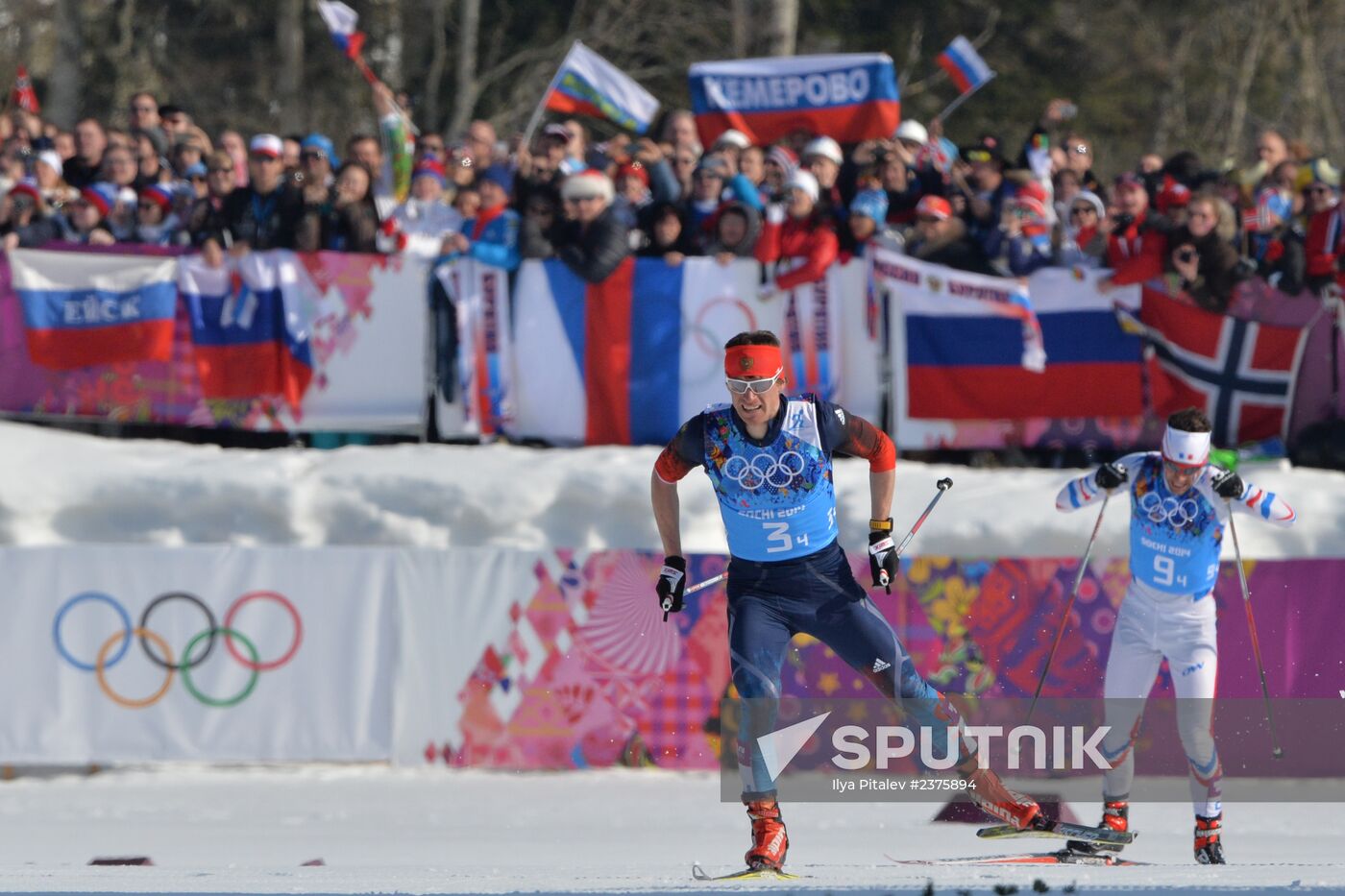 2014 Winter Olympics. Cross-country skiing. Men. Relay