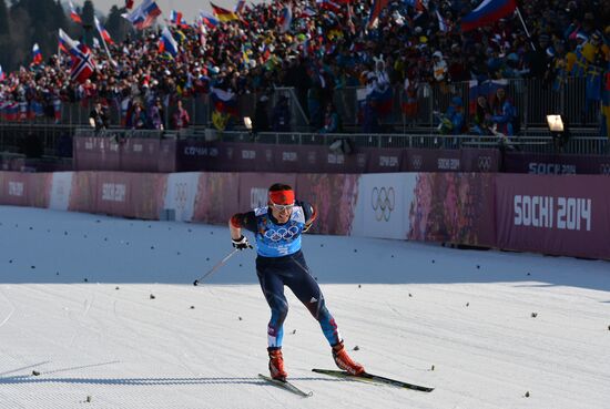 2014 Winter Olympics. Cross-country skiing. Men. Relay