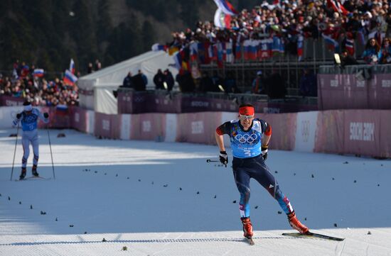 2014 Winter Olympics. Cross-country skiing. Men. Relay
