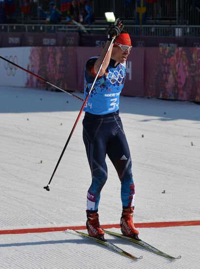 2014 Winter Olympics. Cross-country skiing. Men. Relay