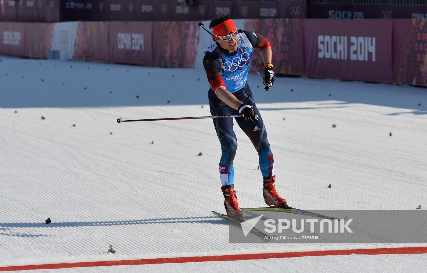 2014 Winter Olympics. Cross-country skiing. Men. Relay