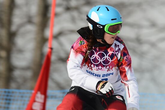 2014 Winter Olympics. Snowboarding. Women. Snowboard cross