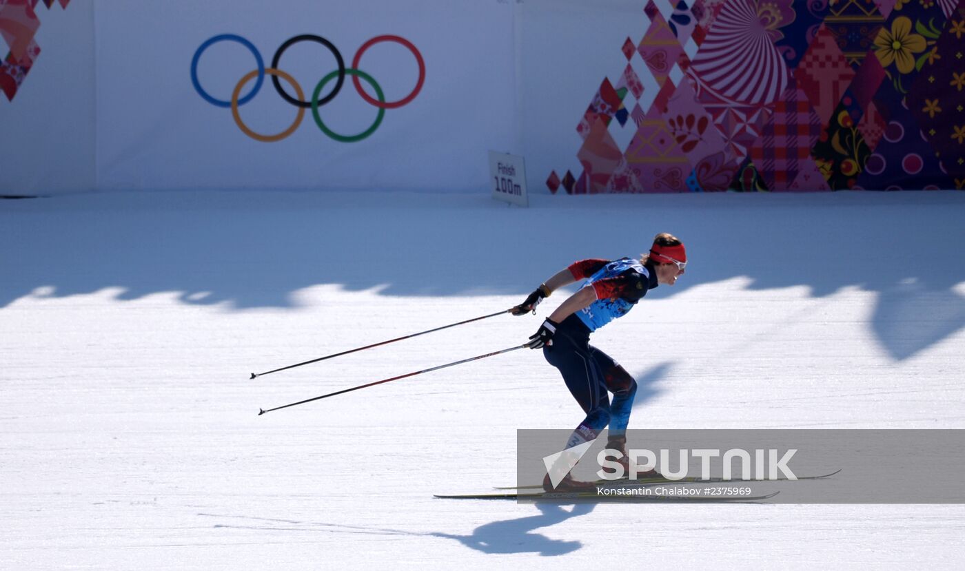 2014 Winter Olympics. Cross-country skiing. Men. Relay