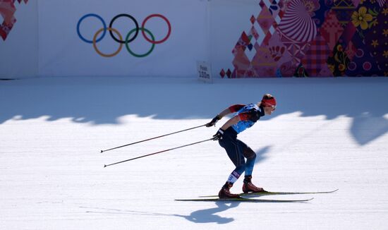 2014 Winter Olympics. Cross-country skiing. Men. Relay
