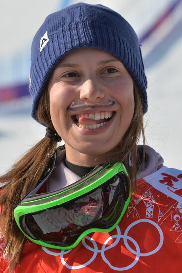 2014 Winter Olympics. Snowboarding. Women. Snowboard cross