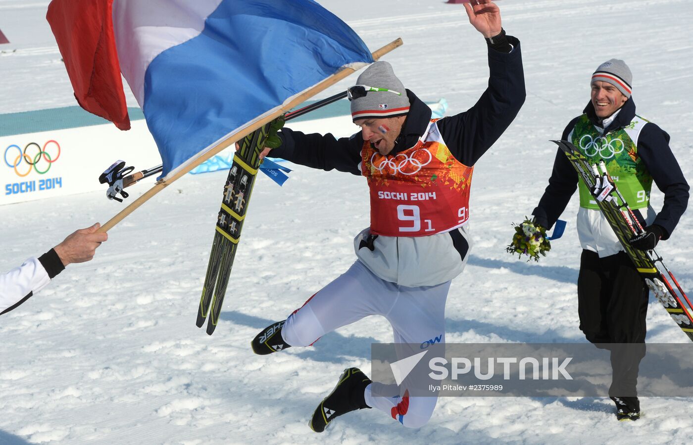 2014 Winter Olympics. Cross-country skiing. Men. Relay