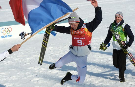 2014 Winter Olympics. Cross-country skiing. Men. Relay