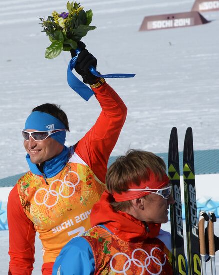 2014 Winter Olympics. Cross-country skiing. Men. Relay