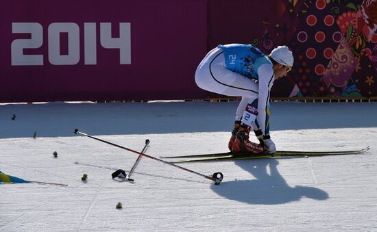 2014 Winter Olympics. Cross-country skiing. Men. Relay