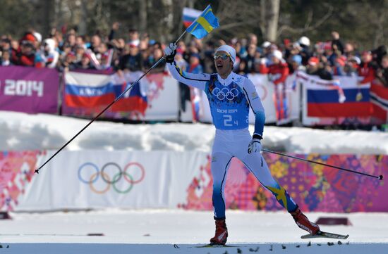 2014 Winter Olympics. Cross-country skiing. Men. Relay
