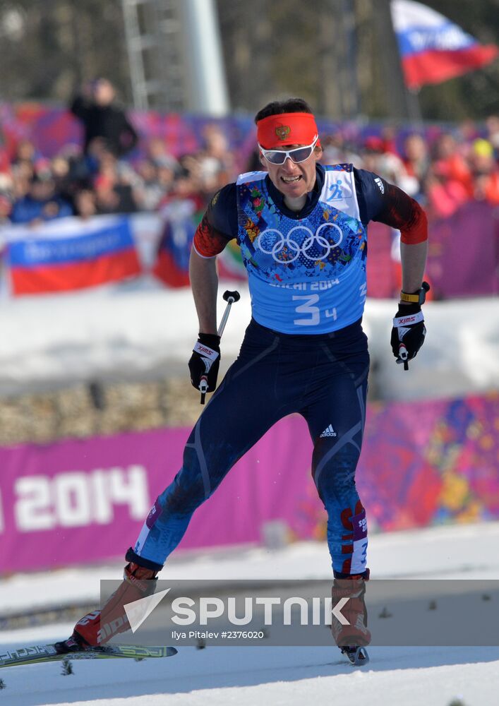 2014 Winter Olympics. Cross-country skiing. Men. Relay