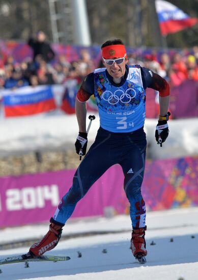 2014 Winter Olympics. Cross-country skiing. Men. Relay