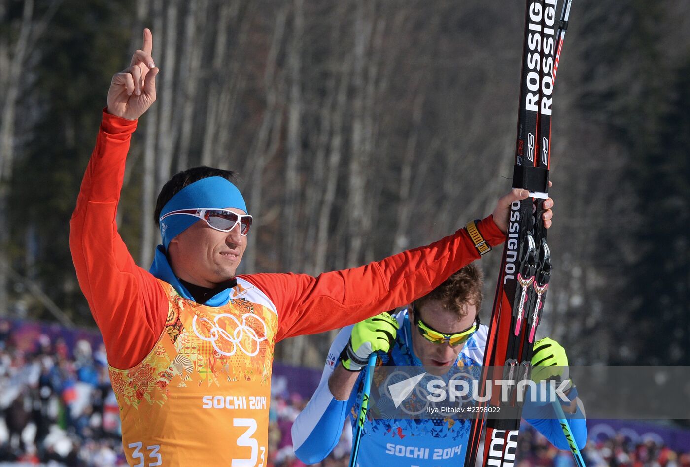 2014 Winter Olympics. Cross-country skiing. Men. Relay