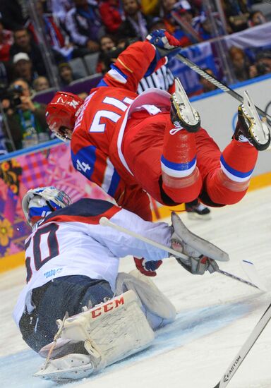 2014 Winter Olympics. Ice hockey. Men. Russia vs. Slovakia