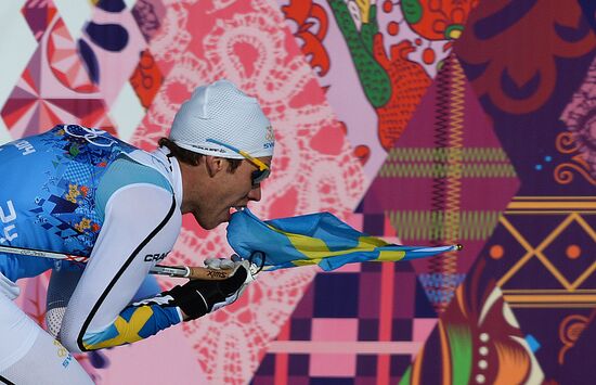 2014 Winter Olympics. Cross-country skiing. Men. Relay