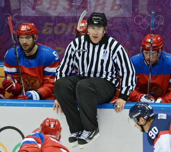 2014 Winter Olympics. Ice hockey. Men. Russia vs. Slovakia