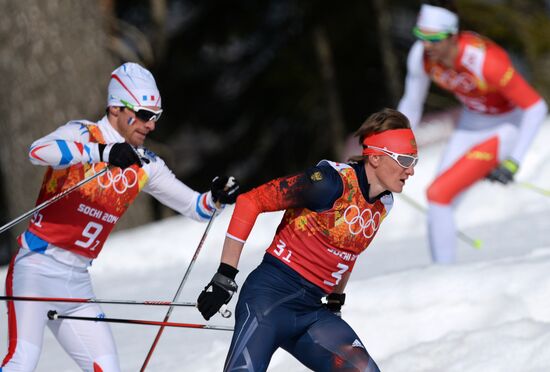 2014 Winter Olympics. Cross-country skiing. Men. Relay