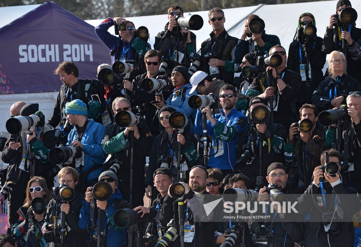 2014 Winter Olympics. Cross-country skiing. Men. Relay